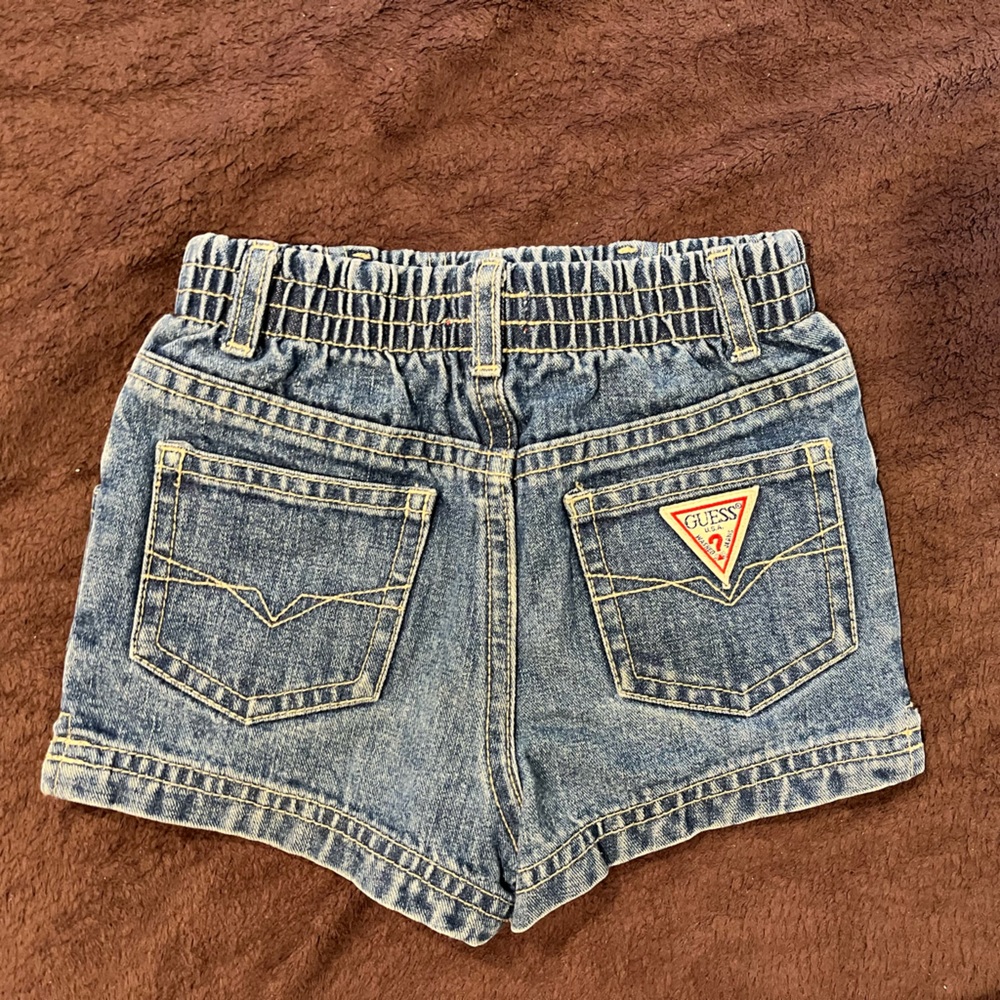 Little girls GUESS JEAN SHORTS 24 month Toddler